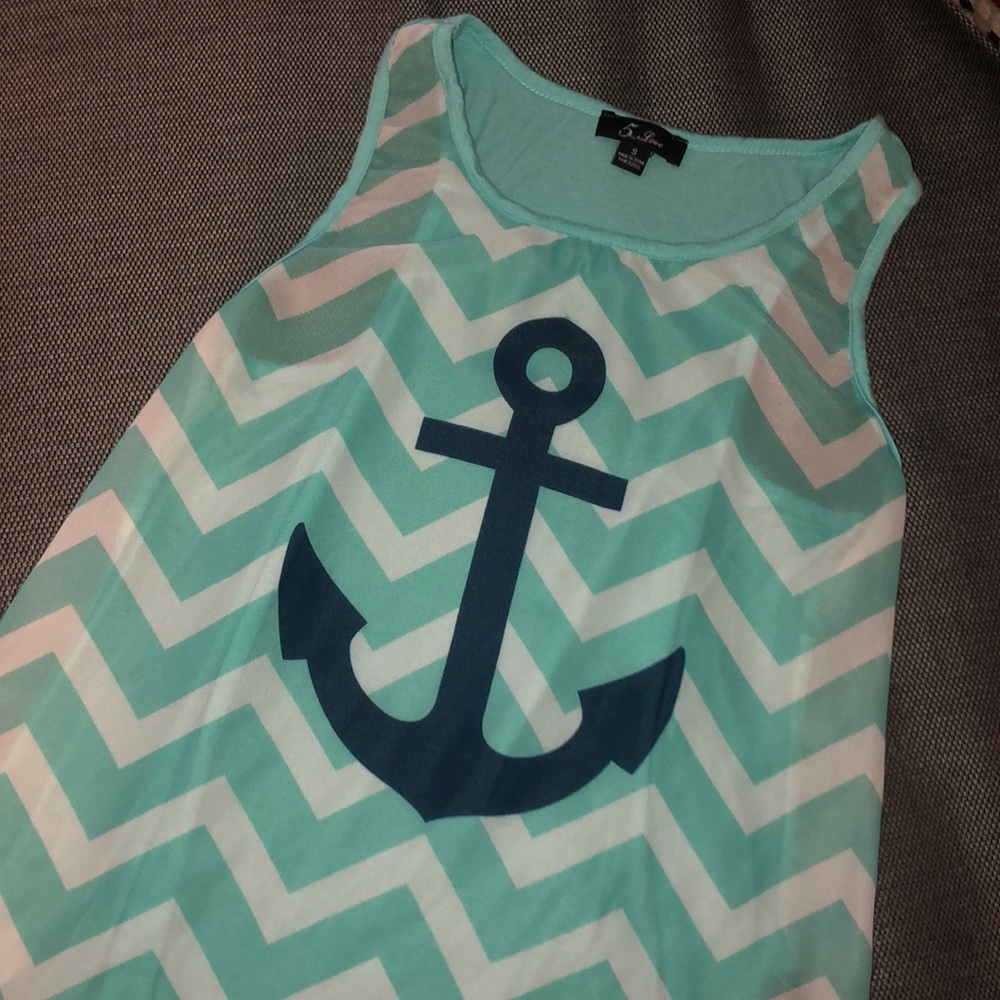 Chevron Anchor Top